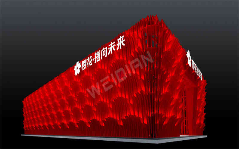 櫻花鎖業(yè)建博會展覽廣州展臺設(shè)計(jì)搭建