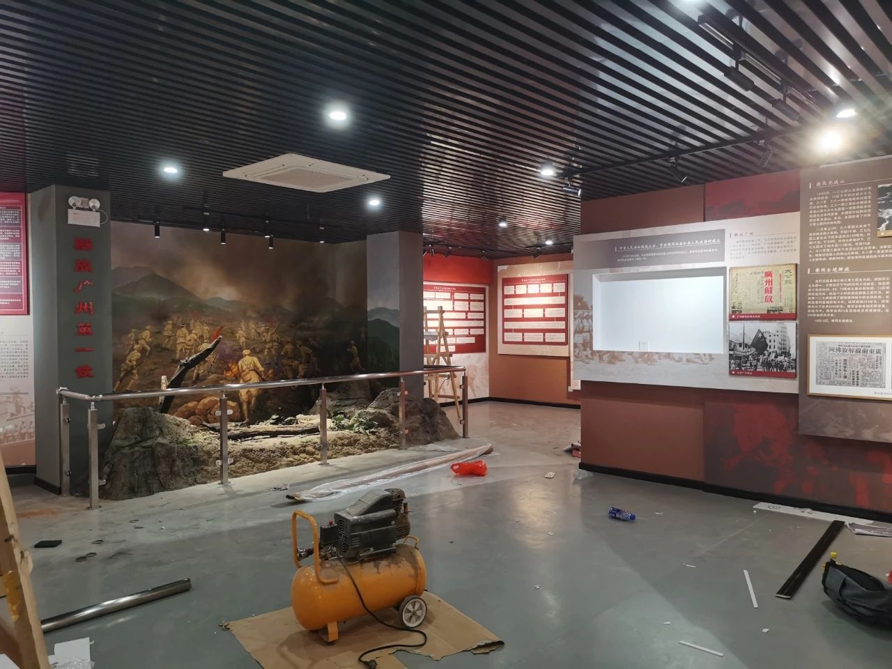 清遠(yuǎn)展覽館裝修設(shè)計(jì)公司佛岡縣革命歷史展覽廳策劃設(shè)計(jì)